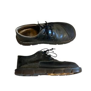 Vintage Dr Martens 6442 Kids Leather Low Top Oxford Shoes Youth 2